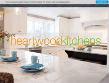 Tablet Screenshot of heartwoodkitchens.net